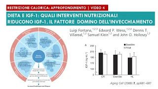 6 - Dieta e longevità | QUALI INTERVENTI NUTRIZIONALI RIDUCONO IGF-1, RE DELL’INVECCHIAMENTO?