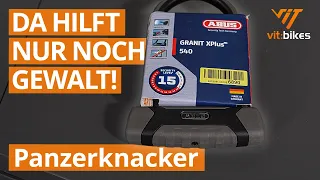 Abus Granit X Plus 540 Panzerknacker 😖🔓 Ein Biss auf Granit