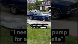 This actually happened 😂 #cars #classiccars #musclecar #chevrolet #chevelle #carlover #shorts