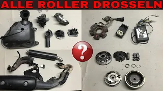 [FAQ] ALLE Üblichen Drosseln beim Roller (Antrieb / Ansaugbereich / Elektrik / Auspuff)