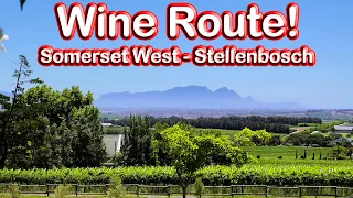 S1 – Ep 255 – Wine Route – Estates Between Somerset West and Stellenbosch!