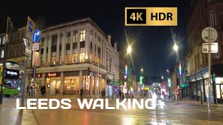 4k LEEDS City Centre walk AT CHRISTMAS [ #g buka