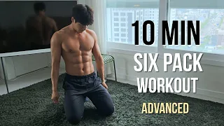 10 MIN SIX PACK ABS WORKOUT AT HOME (Advanced & 6 Pack)