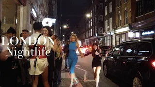 London Nightlife | Saturday Midnight Walk | Soho | Oxford Street | Carnaby Street [4K HDR]