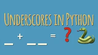 What's the meaning of underscores (_ & __) in Python variable names?