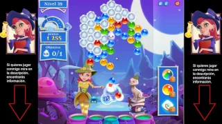 Bubble Witch 2 Saga Level 39 - 3 STARS NO BOOSTERS