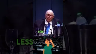 Charlie Munger's BEST Lesson Of Life #money #business #advice #investing #finance #charliemunger