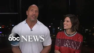 Dwayne 'The Rock' Johnson tried not to 'fanboy out' when he first met Neve Campbell