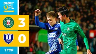 Елімай 3:0 Тұран | 1XBET QFL Лига кубогы 2024 | 1 тур | Ойынға шолу, 25.05.2024