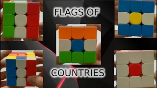 Flags Of All The Countries On A Rubix Cube Part 1 (3x3)