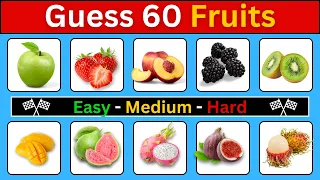 Guess the Fruit Quiz : Guess 60 Different Types of Fruits