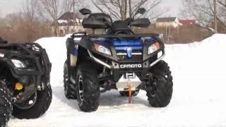 Cfmoto CF-800-2 X8 EFI vs Brp Can-am Outlander 800R MAX XT. (Atvarmor тесты).