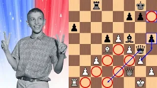 14-year-old Bobby Fischer vs Dr. Max Euwe | The "Unpublished" Game | 1957