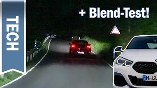Adaptive LED-Scheinwerfer im 2er & 1er BMW im Test: Nachtfahrt mit Selective Beam & Blend-Test