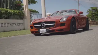 Raw behind the scenes footage of the Mercedes SLS GULL WING video
