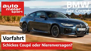 BMW 4er Coupé (G22):  Schickes Coupé oder Nierenversagen? – Vorfahrt (Review) |auto motor und sport