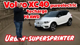 Volvo XC40 Recharge P8 AWD Pure Electric - 2021 - Review - Test - Vorstellung - erste Fahrt- Hamburg