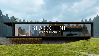 Casa Suspensa Minimalista De 120 M² Com Muita Personalidade E Sobriedade - Black Line