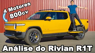 Análise do Rivian R1T - 0-100 km/h, 400m e off-road testados!