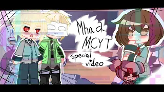 Gacha club Fandom Mha and MCYT reaction to FNF mod (Festival Triple Trouble).