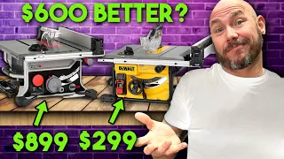 Best Small Table Saw? SawStop vs DeWalt Compact Table Saws