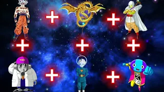 Goku +Super Shenron + Grand Priest + Tori - bot + Zeno + Dragon God Zalama | Who is Strongest ?