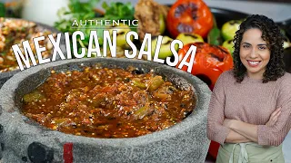 AUTHENTIC Red Mexican SALSA Recipe | Villa Cocina