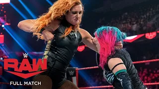 FULL MATCH - Becky Lynch vs. Asuka - Raw Women's Championship Match: Raw, Feb. 10, 2020