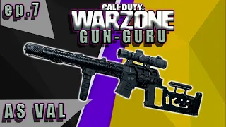 GUN-GURU Modern Warfare Warzone Ep. 7 - AS VAL Best Class Setup and Loadout