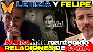 🦋Del Burgo le contó a Jaime Peñafiel que Letizia y Felipe VI nunca han mantenido relaciones de cama.