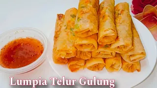 Pantesan Viral!! Cara Simpel Membuat Lumpia Telur Gulung