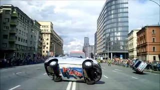 Экстремальное Moto show и Пилотажная группа Каскад ДПС ГИБДД Москва. День московского транспорта