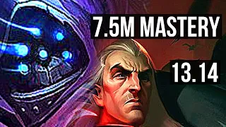 JAX vs SWAIN (TOP) | 7.5M mastery, 1300+ games, 6 solo kills | NA Master | 13.14