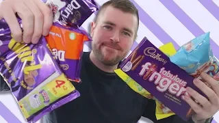 ASMR Eating British Candy & Chocolate