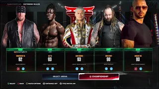 WWE 2K24 | Title Match | 5-Man Extreme Rules | 4K 60fps | Xbox Series X