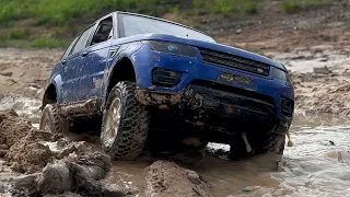 1/10 Scale RC : Range Rover Sport Off-road Driving(After Rain) #27.