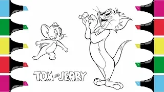 Tom and Jerry  Coloring Pages |Cartoon Classic |Tom & Jerry Coloring Book