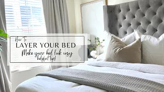 How to Layer your bed|| How to make your bed look & feel comfortable| NEW HELPFUL TIPS