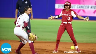 Oklahoma vs. Florida State: 2023 Women's College World Series finals Game 1 highlights