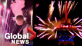 New Year's 2022: US countdown celebrations feature giant potato drop, fireworks display