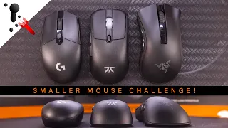 SMALLER GAMING MOUSE CHALLENGE | feat. Too Much Tech - Kile