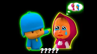 8 Pocoyo and Masha "Go Away And Crying" Sound Variation in 35 Seconds