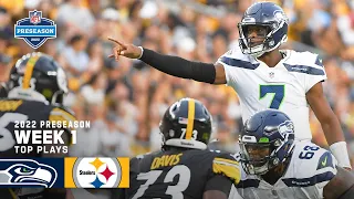 Seattle Seahawks Top Plays vs. Pittsburgh Steelers | NFL 2022 Preseason Week 1