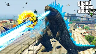 ГОДЗИЛЛА НАПАЛА НА ЛОС САНТОС В ГТА 5 МОДЫ! ОБЗОР МОДА В GTA 5! ВИДЕО ИГРЫ MODS GODZILLA