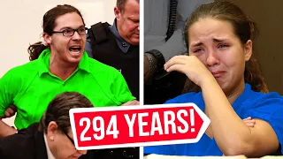 TOP 7 Teens Who FREAKED OUT After Given A Life Sentence!