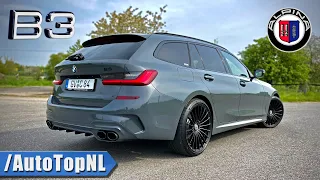 BMW Alpina B3 Touring REVIEW on Autobahn by AutoTopNL