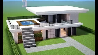 Minecraft Tutorial: como fazer uma *CASA MODERNA* para sua cidade