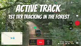 DJI MINI 3 PRO ACTIVE TRACK IS GOOD BUT HAS LIMITATIONS - FIRST TRY WHILE EXPLORING IN DENSE FOREST!