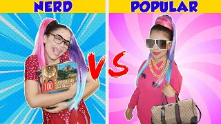 CHICA POPULAR VS CHICA NERD / Gaby y Gilda