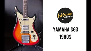 1966 Yamaha SG3 Sunburst Nippon Gakki Made in Japan with original hard case